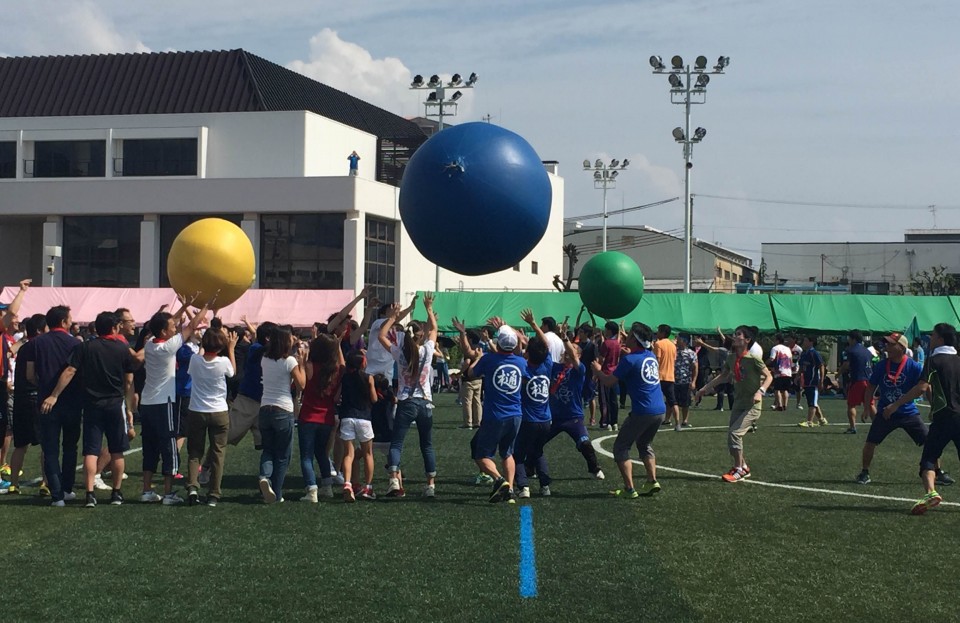 1200名　社内運動会