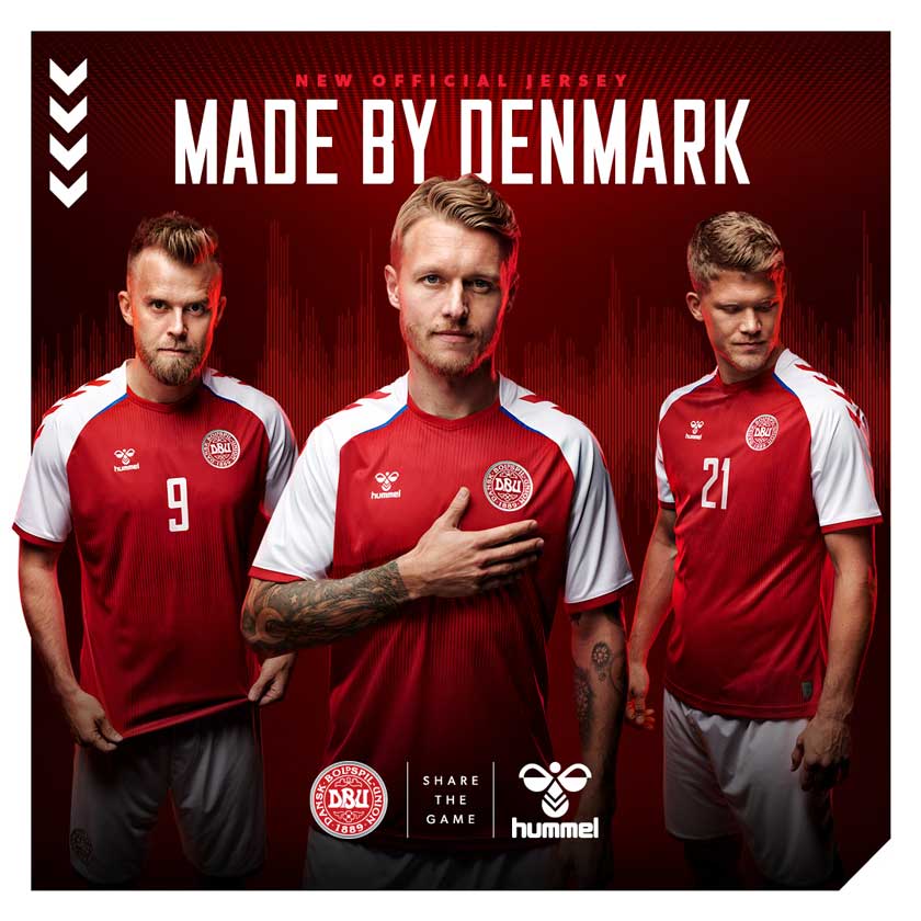 EURO2020を戦うデンマーク代表の新ユニフォーム発表！ | hummel Official Web Site