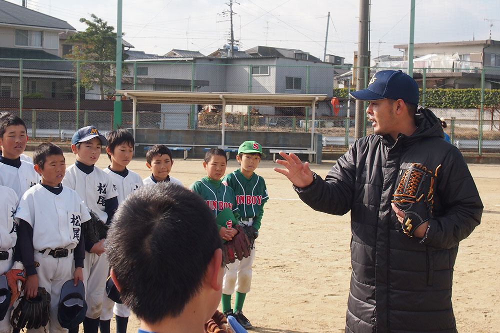 あこがれのプロ選手と一緒に | 総合スポーツ用品のSSK